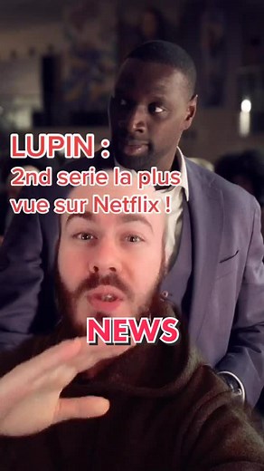 #Lupin avec #OmarSy devient la seconde #serie la plus vue sur #Netflix ! Qu’attendez-vous de la seconde saison ? 👇