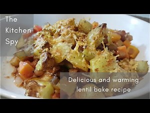 EASY LENTIL BAKE RECIPE | GLUTEN FREE | VEGETARIAN | LOW CALORIE | COOK WITH ME