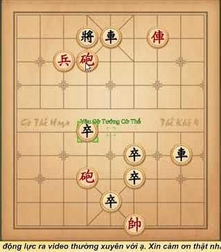 Phá giải thế khó 4 - Điều chuyển vị trí Pháo linh hoạt, rất phi phàm