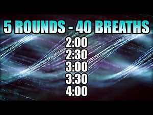 Wim Hof Guided Breathwork: 5 Rounds of Deep Inhale Exercises for Relaxation