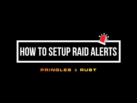 How to Setup Raid alerts #rusttips #rusttutorial