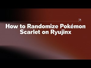 How to Randomize Pokémon Scarlet on Ryujinx