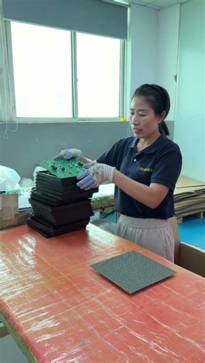 How LED Module Back Shells and PCB Boards Are Assembled ⚙️ #ledmodule #pcb #ledscreen