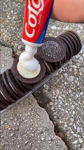 OREO TOOTHPASTE PRANK 🤣 #shorts