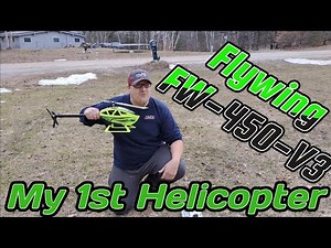 Unboxing/Assembling/& 1st Flight. The Flywing FW-450-V3 GPS Helicopter