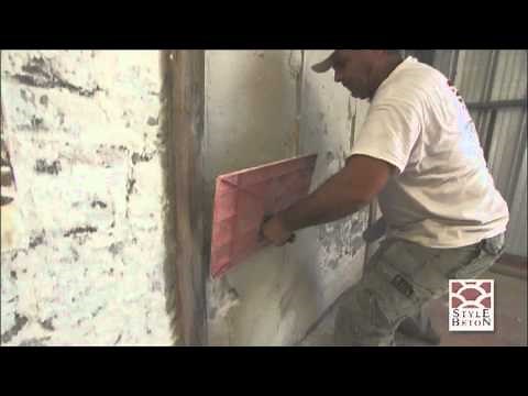 Wall Overlays, Vertical Concrete Stamping