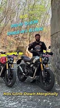 Triumph Speed 400 vs Scrambler 400 X