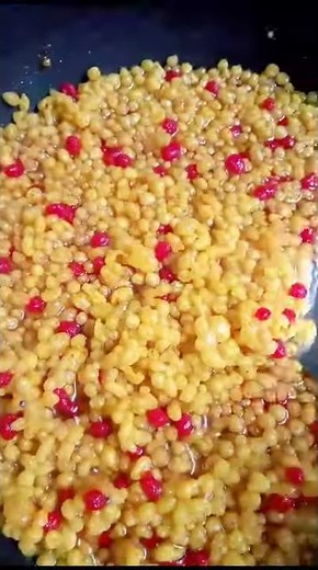 Making boondi, Boondi recipe @RubyChef || Ruby special dessert