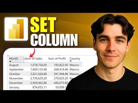 How To Set Column Widths In Power BI Table (Tutorial 2026)