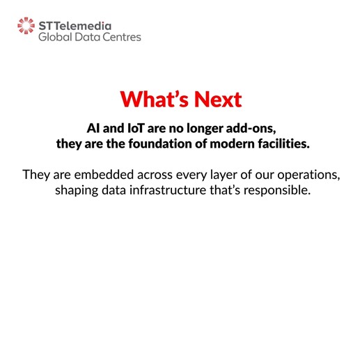 Data centres are evolving faster than ever, driven by AI and IoT. This shift is all about building smarter facilities that anticipate challenges and operate sustainably. By embedding AI and IoT at the core of our infrastructure, we’re shaping data centres that are ready to support India’s growing digital future. These intelligent systems are creating tangible value for every stakeholder. Check how we’re powering this transformation in our latest blog - https://www.sttelemediagdc.com/in-en/resour