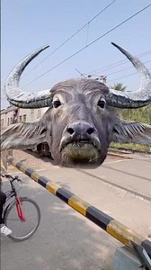 Dangerous Buffalo Junglee Pur, passenger at ￼ relate scene, #shorts ￼￼￼￼