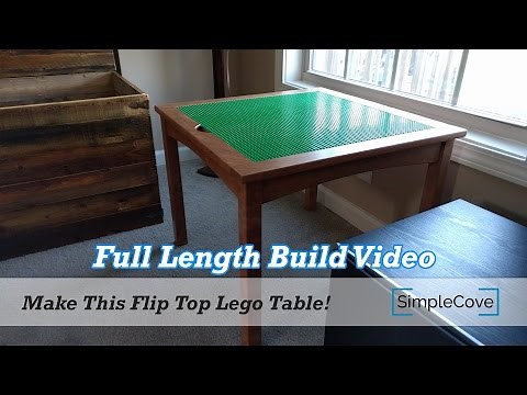 Full Length Build Video - How To Make A Flip Top Lego Table
