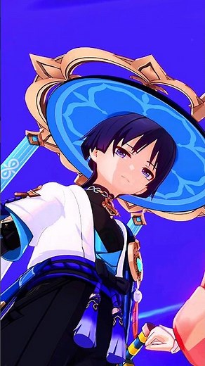 Wanderer Saves the Aether Cutscene Genshin Impact #genshinimpact #genshin #wanderer #Aether