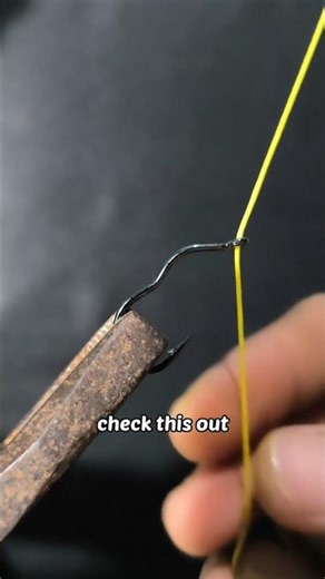 Tying the Automatic Flip Hook Knot #fishing #knot #diy
