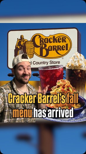 snachwithzach on Instagram: "Cracker Barrel’s fall menu releases today so here’s everything that you’ll be able to find. Joining the lineup is quite the mix of dishes including both new and returning options such as the Wild Berry Iced Tea, Butter Pecan French Toast Bake, Herb Roasted Chicken, Butter Pecan Sticky Buns, and much more. Are you going to try any of the items on Cracker Barrel’s fall menu? #foodstagram #crackerbarrel #foodnews #comfortfood #fallvibes #breakfast #brunch #southernfood 