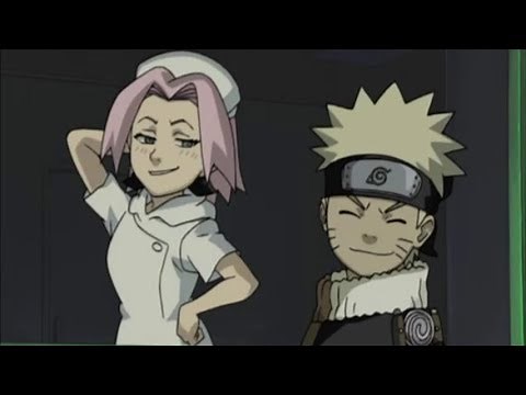 Naruto takes a liking to Sakura's uniform