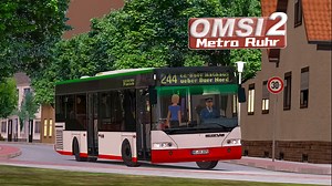 【巴士模拟2】#286 大都会鲁尔 | 大堵车 提不起速 | 尼奥普兰 NEOPLAN N4416 Centroliner