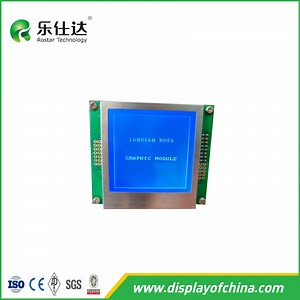[Hot Item] Custom Industrial 160X160 LCD Pin Connector Blue Background Graphic LCD