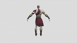 Play Station 2 - God Of War - Kratos - Download Free 3D model by Boojang25