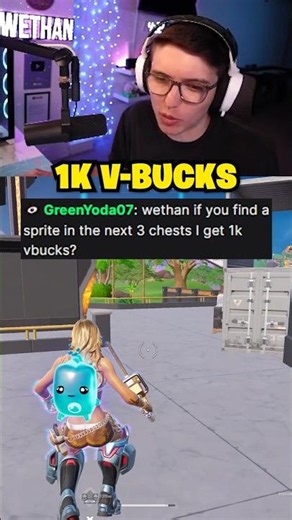 Find a SPRITE in 3 CHESTS = 1K V-BUCKS