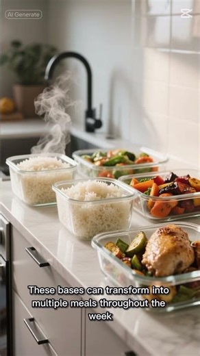 How to batch command meal prep #cooking #easy #food