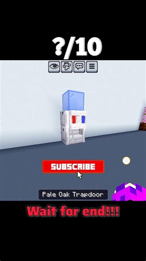 Working Water Dispenser in Minecraft 😳💧 #shorts