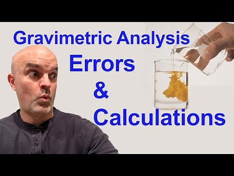 Gravimetric Analysis Common Errors and Calculations for Chemistry and AP Chemistry Class