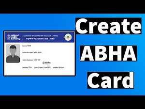 Create ABHA Card from Website and App | Ayushman Bharat Health Account Creation
