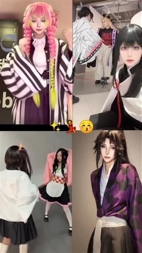 zero 2 dodging meme 😊✨ kny new trend 📉#shorts #kiyokoshinohara #cosplay #animeedit #demonslayer #kny