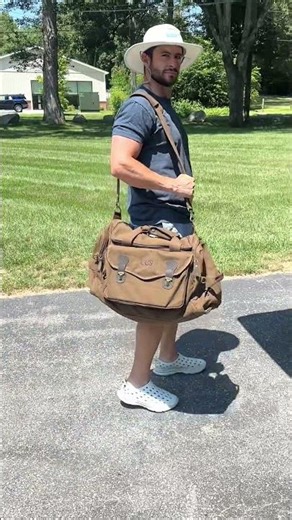 Upgrade his travel game with our Personalized Canvas Duffel Bag! 🧳✨