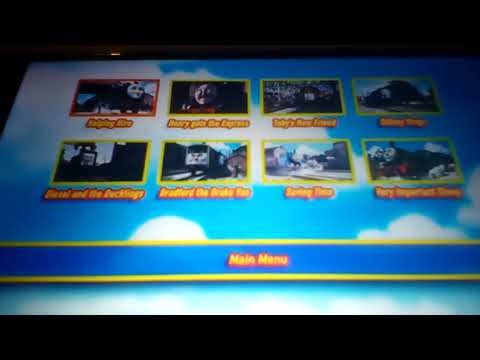 DVD Menu walkthrough of Thomas and friends Tales from the rails UK DVD
