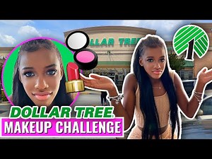 Trying A FULL FACE Of Makeup From The DOLLAR STORE!