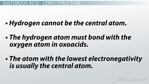 Sulfurous Acid | Lewis Structure, Properties & Uses