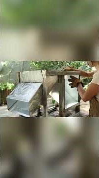 Genius girl makes her own corn peeler！#林果儿 #diy