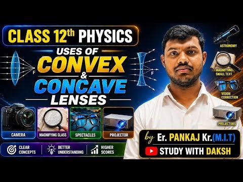 use of convex and concave lens #physics #optics #youtube