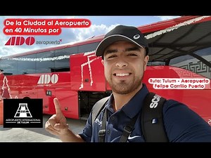 ¡Al Aeropuerto! ¿EN ADO PRIMERA? / Review de Viaje en ADO Aeropuerto, de Tulum a Aeropuerto de Tulum