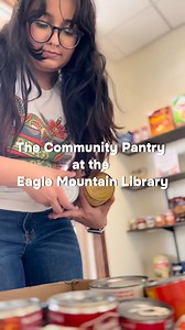 3.8K views · 76 reactions | The Community Pantry at the Eagle Mountain Public Library helps fight hunger, reduce food waste, and share surplus food with those in need. Donate non-perishable items or pick up what your family needs. #AscendTogether #CommunityMatters #CommunityDevelopment #EagleMountain | Eagle Mountain, Utah - City Hall | Facebook