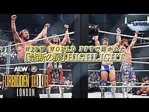 [AEW x New Japan Pro-Wrestling] Highlights include a spectacular cage match! Hiroshi Tanahashi's ...