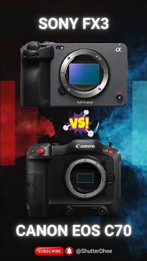 Sony FX3 vs Canon C70 – Full Cinema Camera Comparison