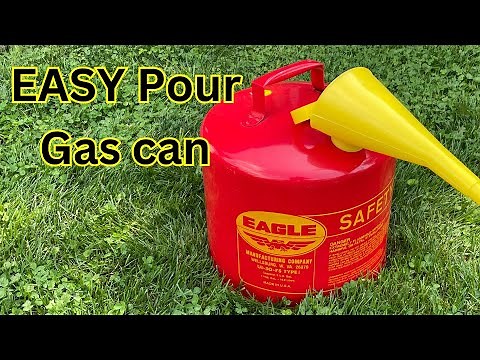 Eagle metal gas can Review (easy Pour)