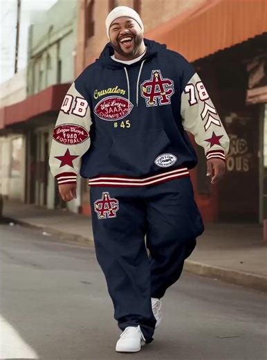 ⚾ Baseball Hoodie Set – Up To 10XL 🔥 Sporty Look, Everyday Comfort 💪 Perfect for Game Days or Casual Wear 👇 Don’t Miss Out – Shop Now! 👇 | Plusmans