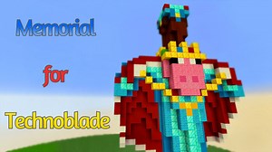 Minecraft | Technoblade Memorial Sword Statue | Thanks for everything! 😔 Minecraft Map