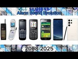 Samsung Alarm Sound Evolution 2008-2025 #samsung #samsungevolution #fpsamsung #samsungphone