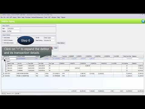 14 Debtor Aging Report in Accounting V2