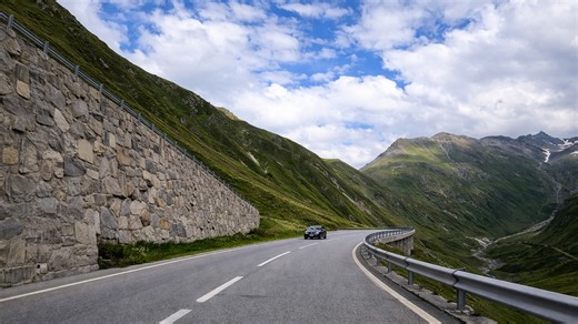 Driving through Furka Pass feels unreal