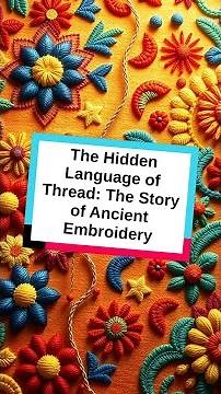 The Hidden Language of Thread: The Story of Ancient Embroidery
