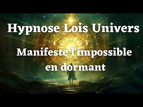 Ecoute cette hypnose et l'impossible se manifestera en dormant - force invisible - loi d'attraction
