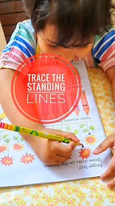 4 comments | Kids will do practice that how to trace Standing Lines. These standing lines are perfect for kids who are beginning to write letters and numbers.Standing line start from up & goes down. Standing lines are known as vertical lines. #kids #KidsLearningCenter #kindergarten #kidsactivities #preschool @everyone | Kids Learning Center | Facebook