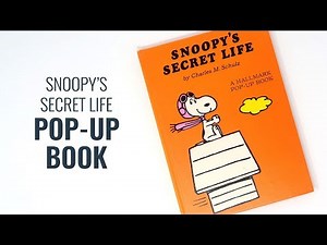 Snoopy's Secret Life - A Hallmark Pop-up Book | CollectPeanuts.com