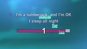 Karaoke The Lumberjack Song - Monty Python - CDG, MP4, KFN - Karaoke Version